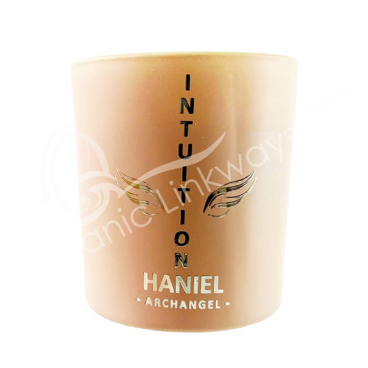 Oceanic Linkways Inc – Engroshandel Glaslys – STEARINLYS - ÆRKEENGEL HANIEL SANDELTRÆ/INTUITION 2.75"DIA1