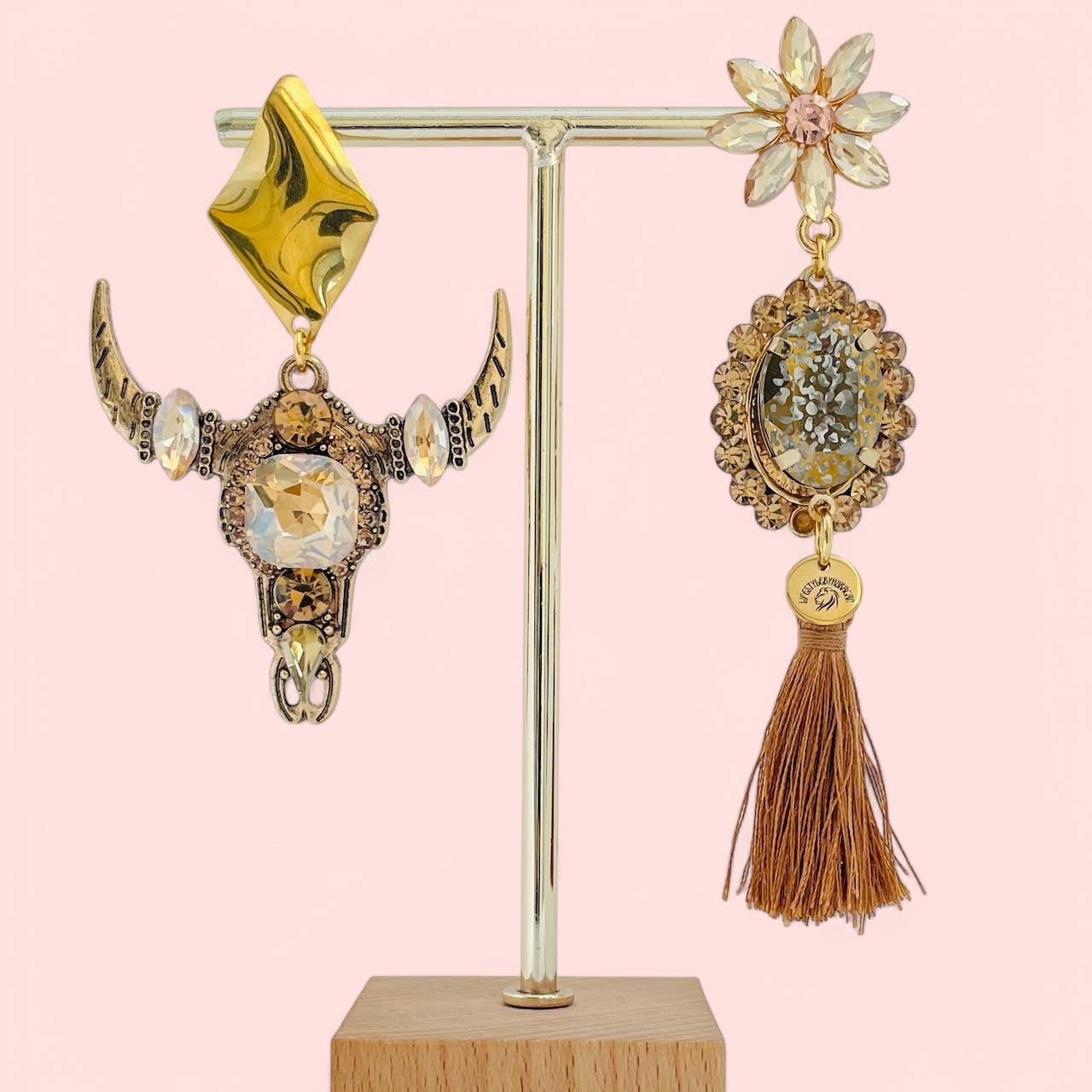 Huracan - Wholesale Dangle Earrings - Rynlee Champagne Earring Set1