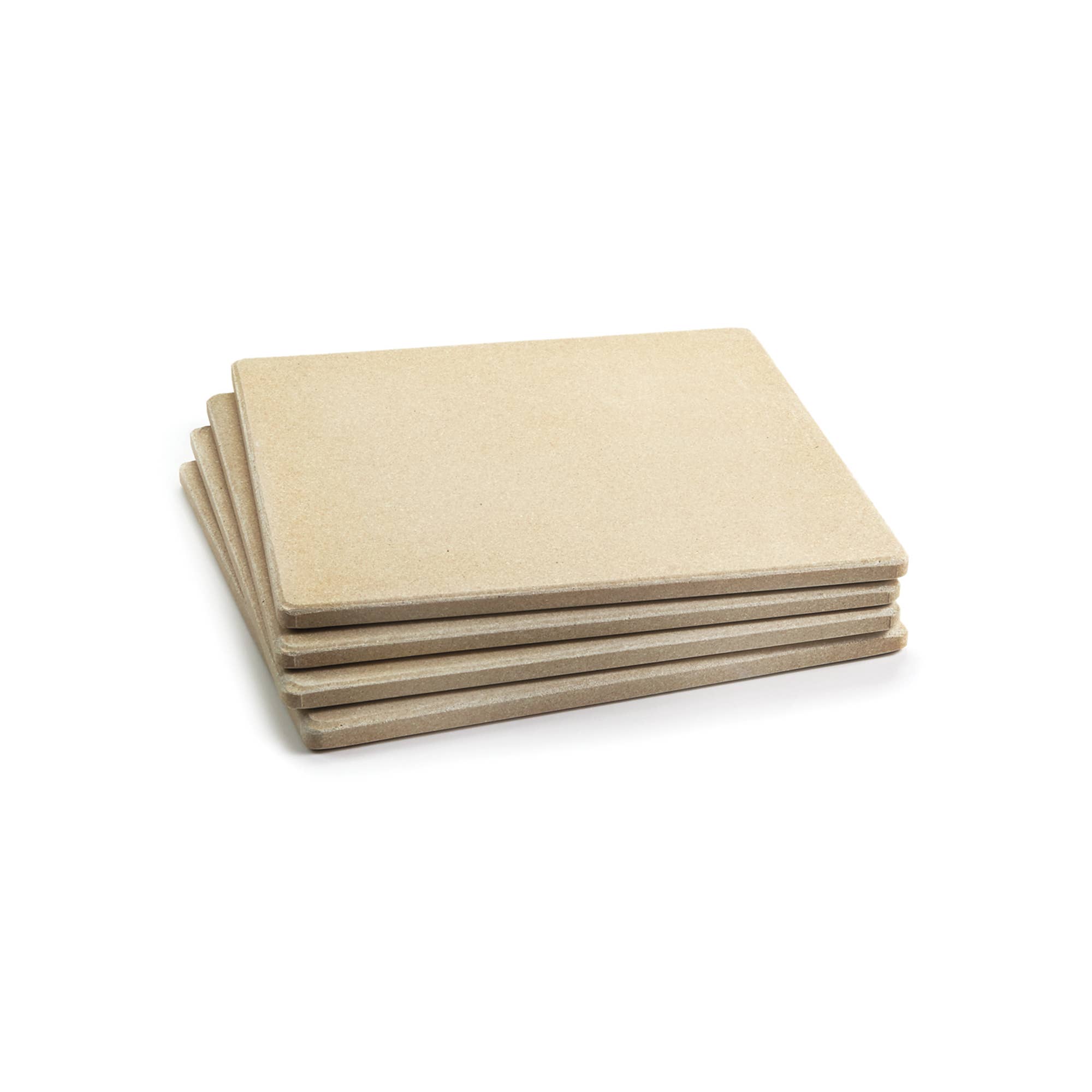 Fox Run Brands - Wholesale Pizza Board - Outset Pizza Grill Stone Tiles, Set of 4, 7.5" x 7.5"2
