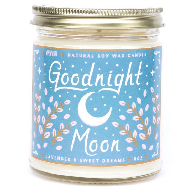 My Weekend is Booked - Wholesale Jar/Filled Candle - Goodnight Moon - Lavender Soy Candle1