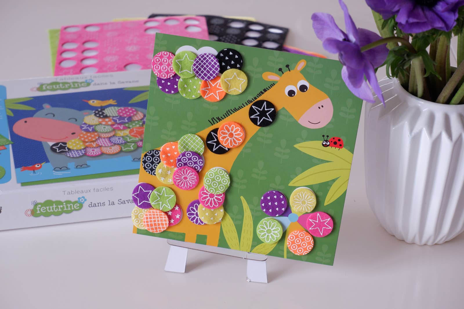 Créa Lign' - Wholesale DIY Craft Kit - Kids - Felt “In the Savannah”3