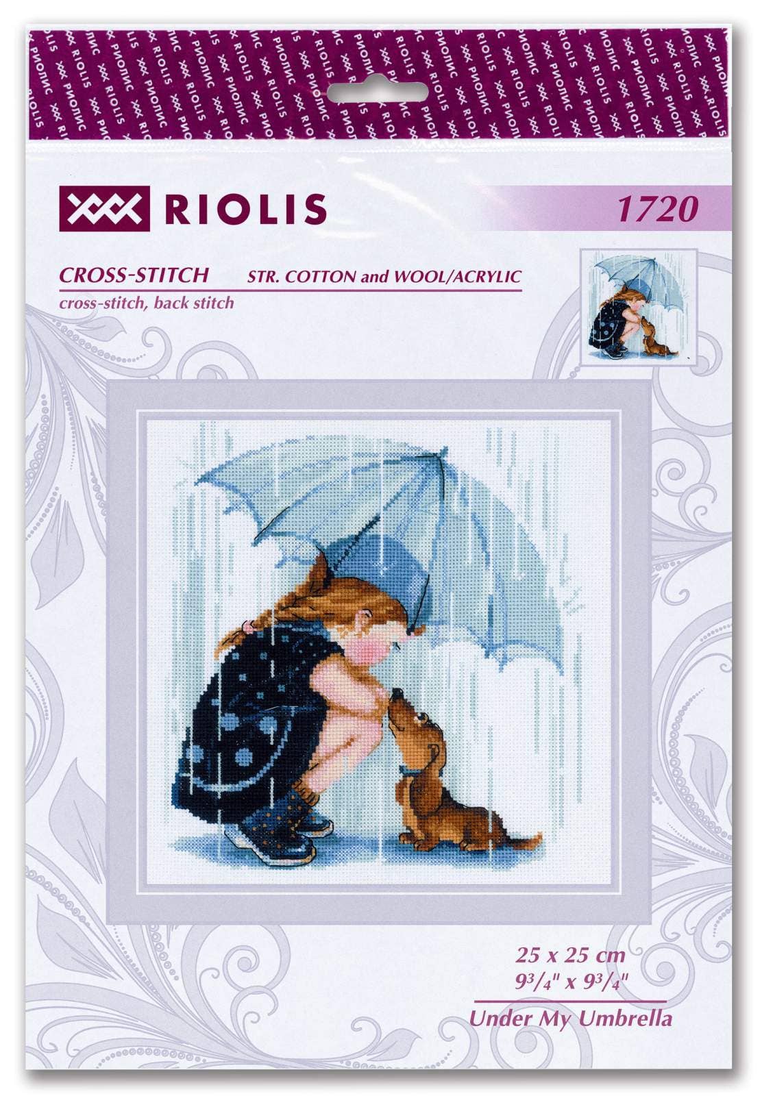 RIOLIS - Wholesale Embroidery/Cross Stitch Supplies - Cross Stitch Kit From Riolis 1720 Under My Umbrella1