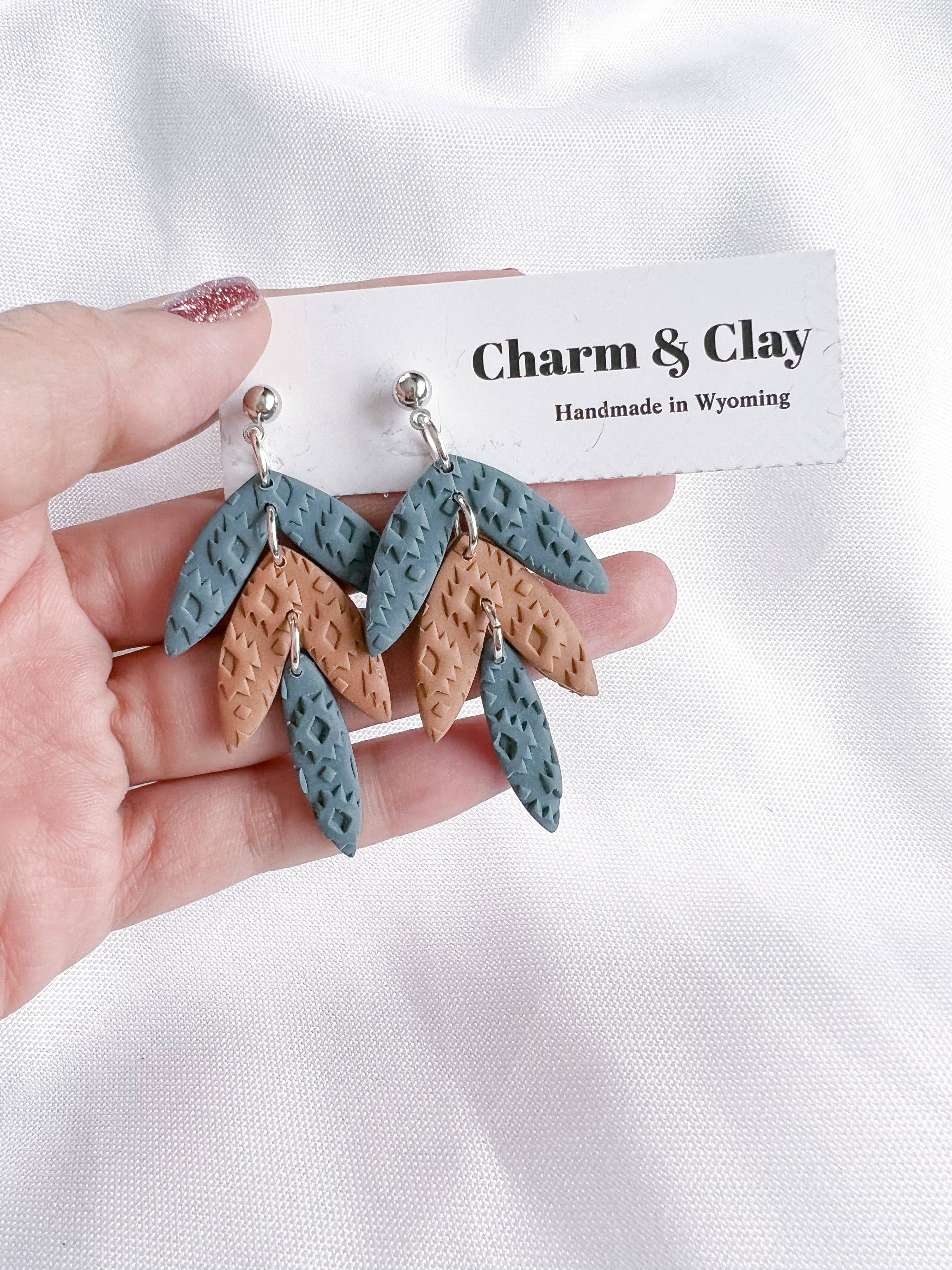 Charm and Clay - Wholesale Dangle Earrings - The Leah in Daily1