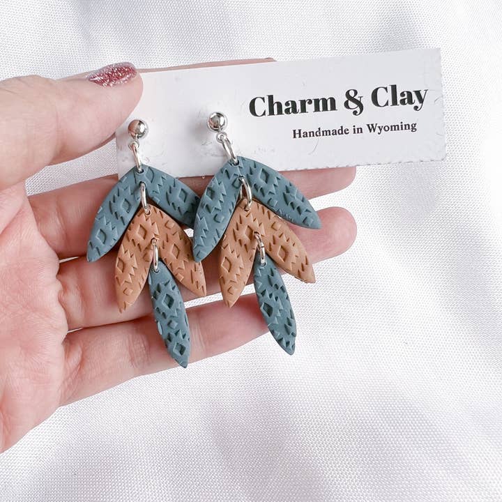 Charm and Clay - Wholesale Dangle Earrings - The Leah in Daily1
