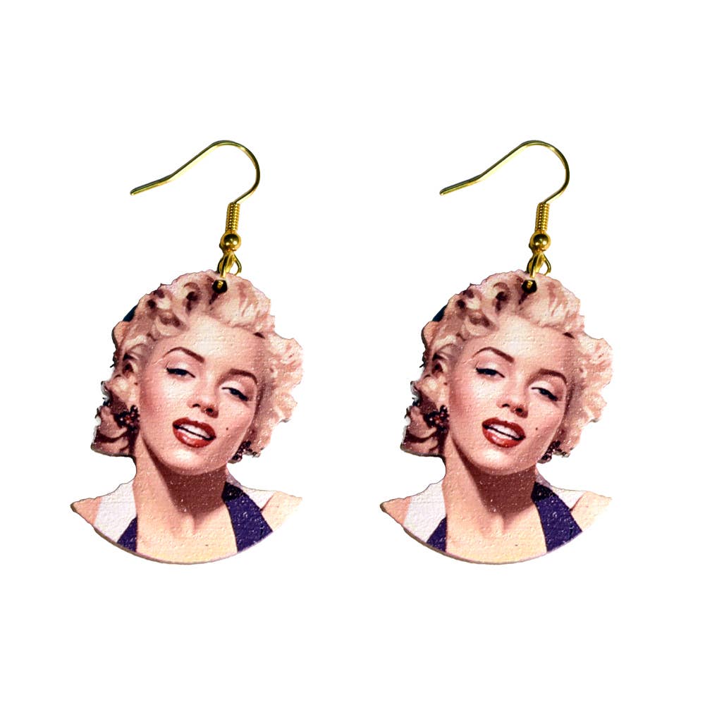 Buy Socks You All - Wholesale Dangle Earrings - Marilyn Monroe Earrings1