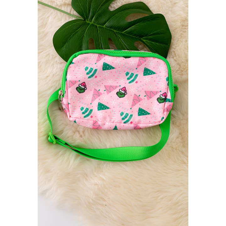 Kids Charm Online - Wholesale Belt Bag - Kids - Christmas printed fanny packs available in 5 prints.2