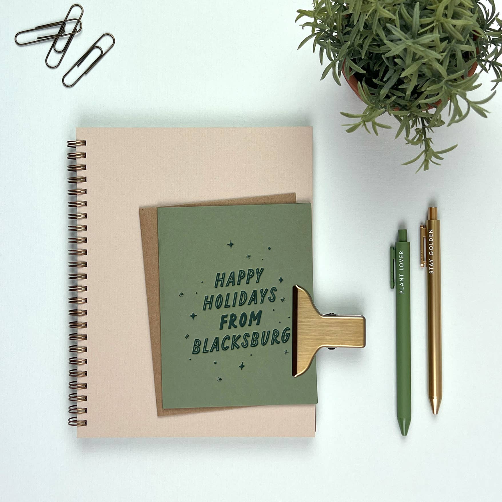 Ruff House Print Shop - Vendita all'ingrosso Biglietti di auguri di buone feste - Biglietto di auguri personalizzato City Happy Holidays Snowflake: confezione da 61