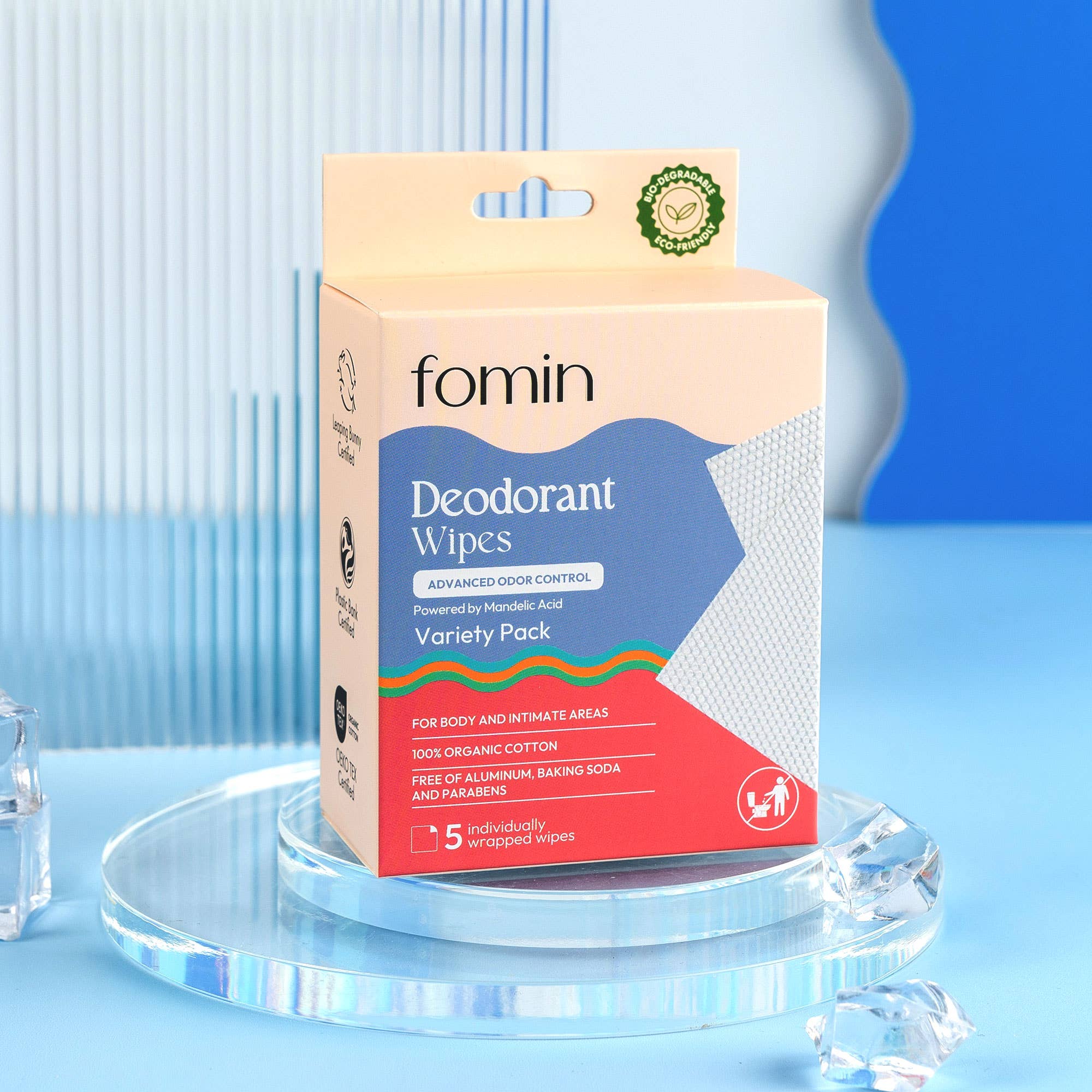 Fomin - Wholesale Face & Body Wipes - Acidified Deodorant Wipes8