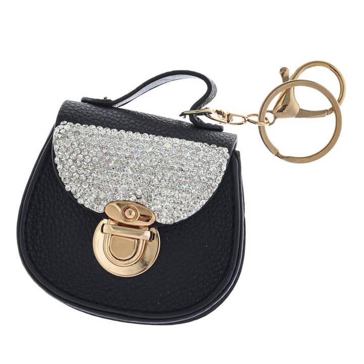 anbfashion - Wholesale Crossbody Bag - Women's - Faux Leather Mini Bag Charm Keychain LVKL-1283
