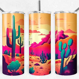 Neon Desert Scene for wholesale by Countryside Savage