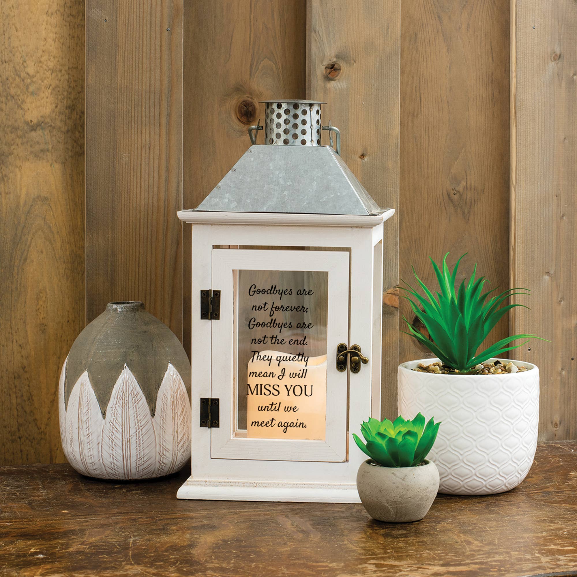 Cottage Garden - Wholesale Lantern - Goodbyes They Quietly Will Miss You1