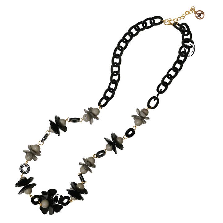 LONG RESIN NECKLACE - FT24176A298 for wholesale by AMORINO SRL