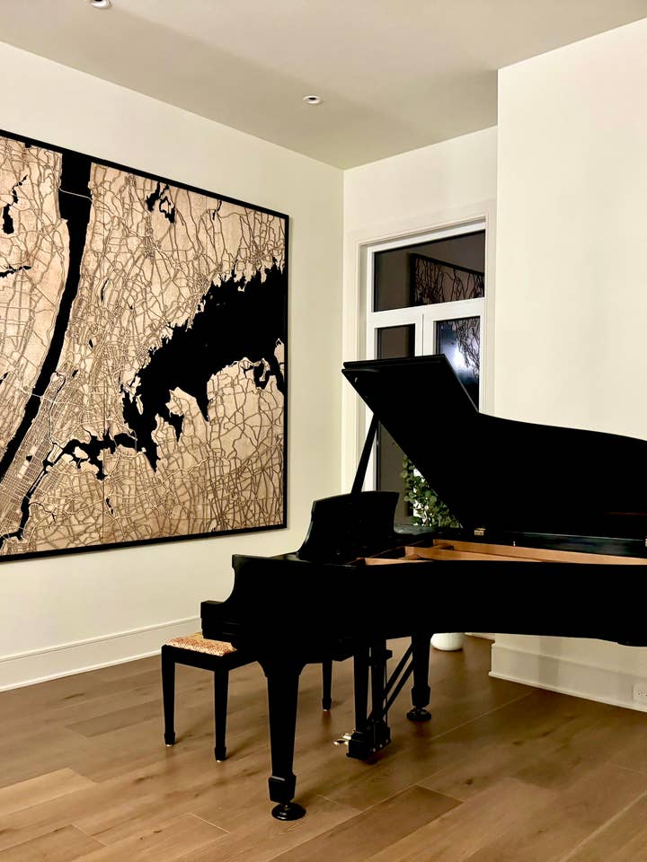 Custom Large Scale City Maps for wholesale by Catahoula Sign Co.