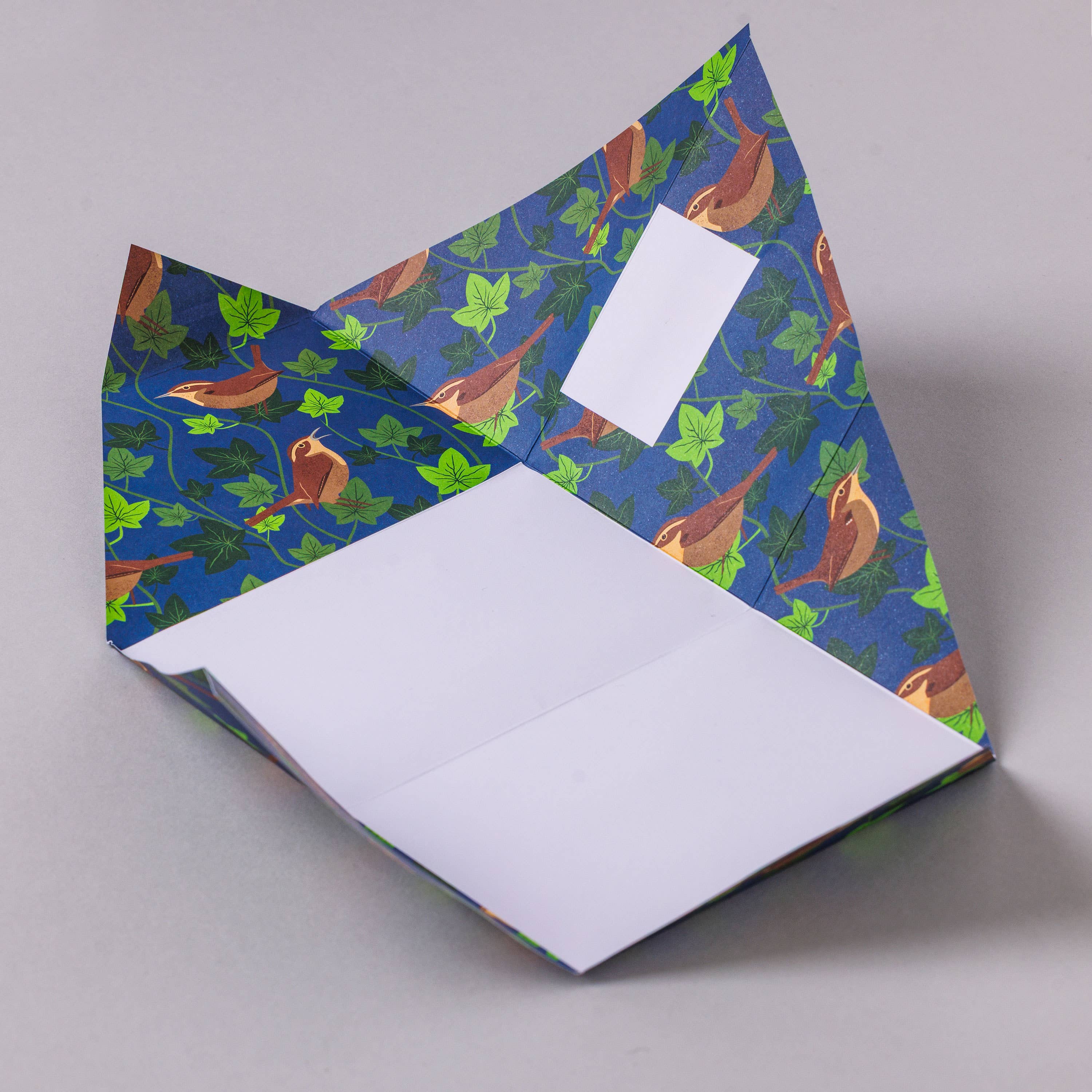 pigeonposted - Wholesale Stationery/Notecard Set - Robin & Wren Pigeon, Folding Letter Set – Pack of 6 Letters2