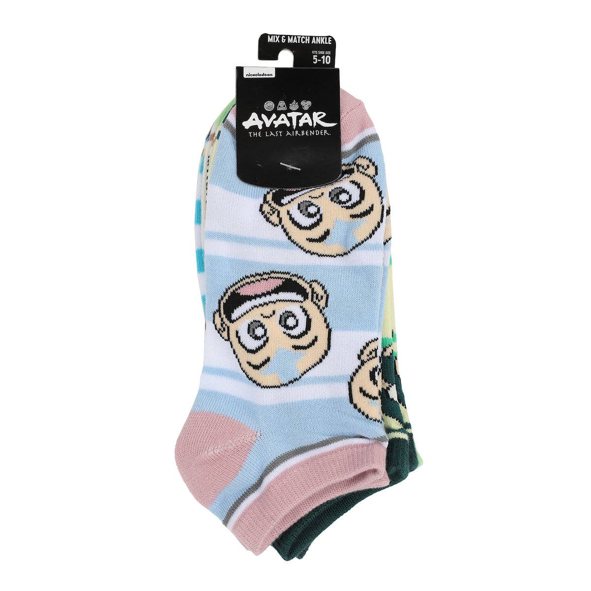Bioworld Merchandising - Wholesale Socks - Women's - Avatar 5-Pack of Womens Ankle Socks6