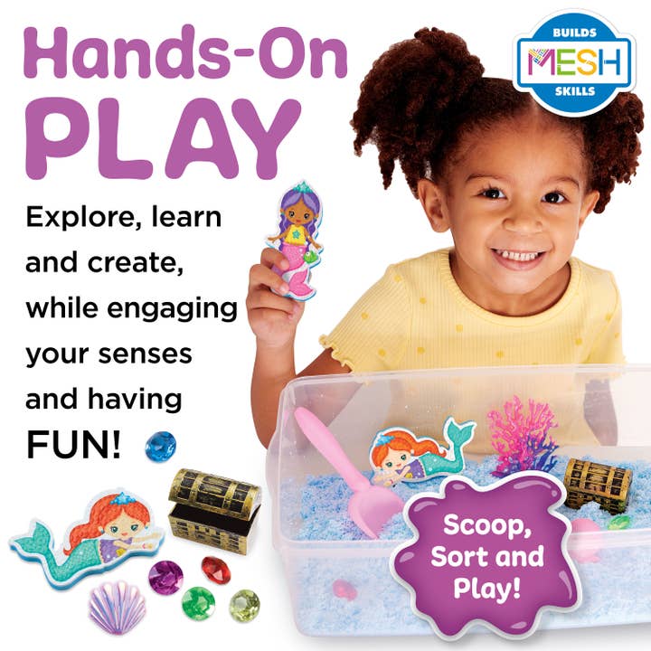 Faber-Castell / Creativity for Kids - Wholesale Toy Set - Kids - Sensory Bin Mermaid Activity Bin for Kids1
