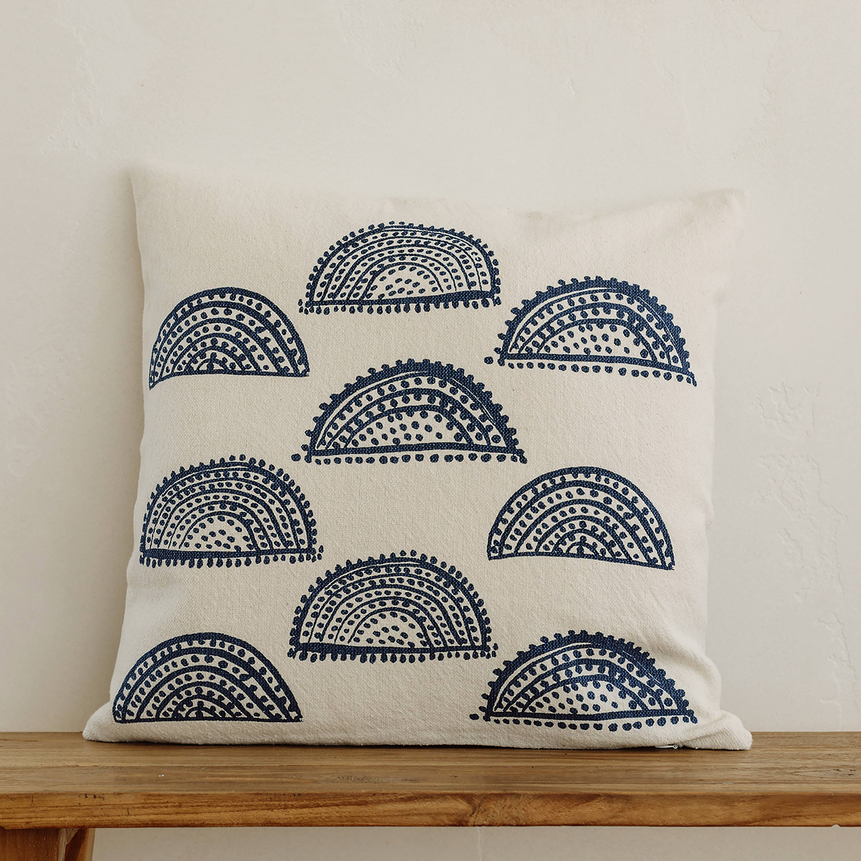 NAKI & SSAM INC. - Wholesale Throw Pillow Cover - Meraki Collection 20in. Square Gond Art Inspired Small21