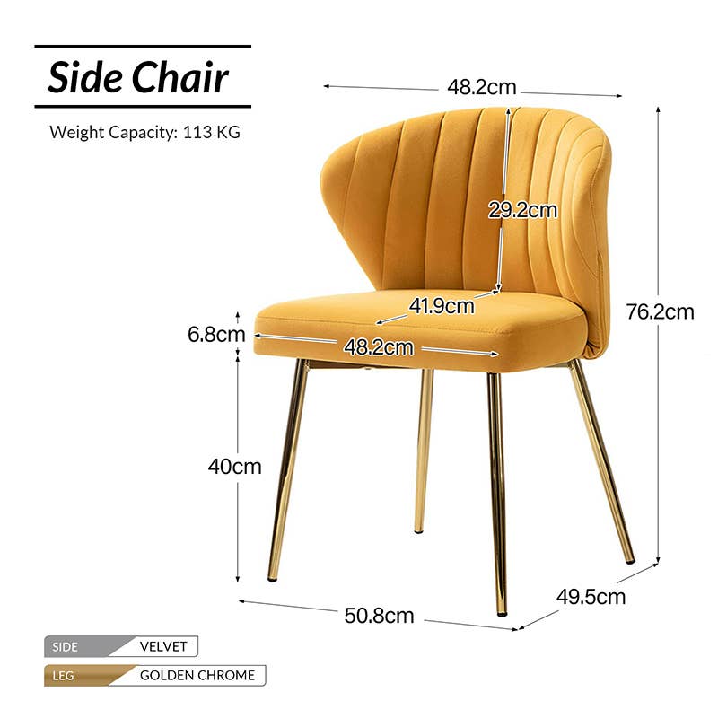 Karat Home - Wholesale Chair - Milia Dining Chair Set of 217