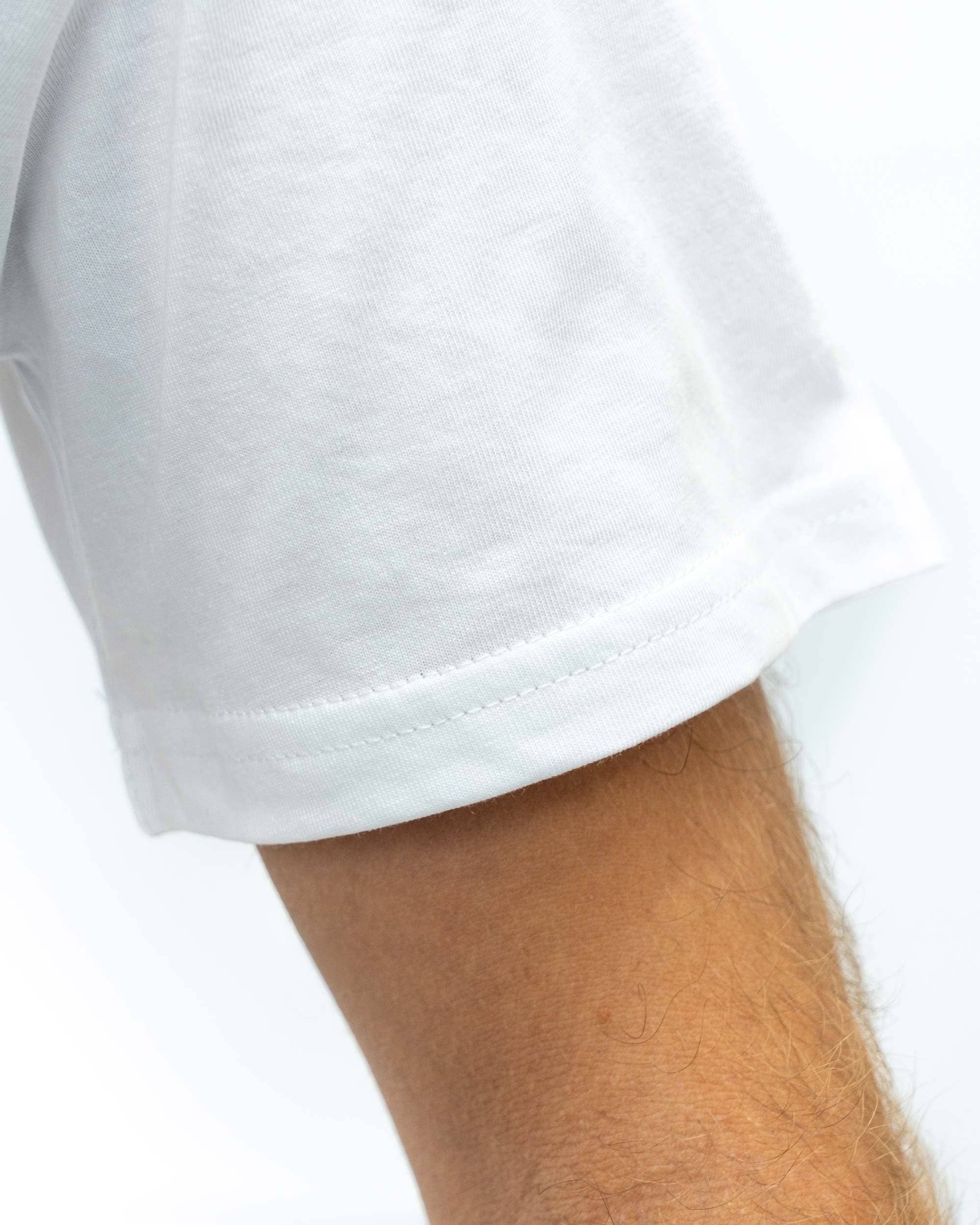 Weiß Weißes Pizza-Drache-T-Shirt aus 100% hochwertiger Baumwolle für den Großhandel auf Faire3