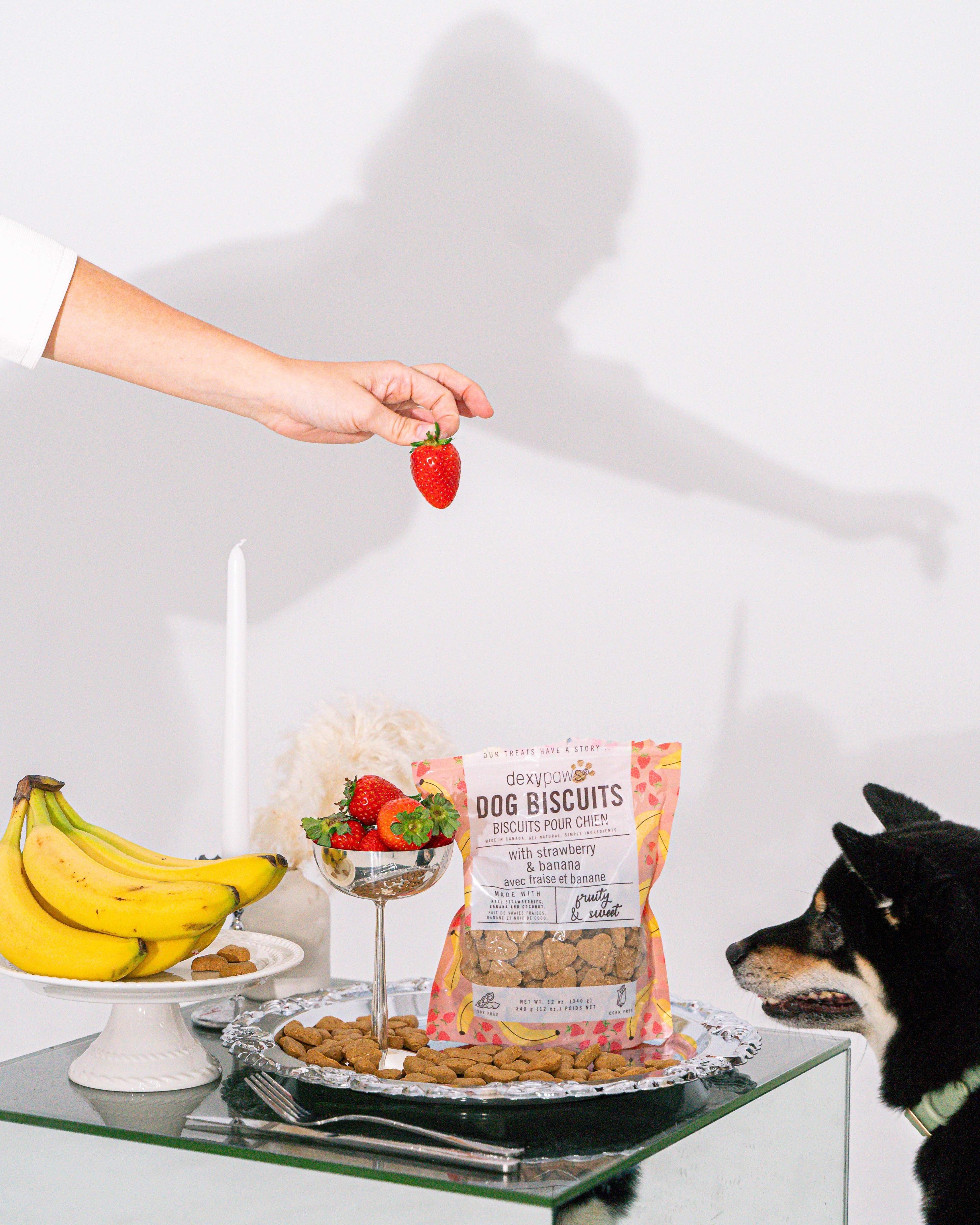 dexypaws - Wholesale Hondenkoekjes - Hond - Hondensnacks met aardbei, banaan en kokos4