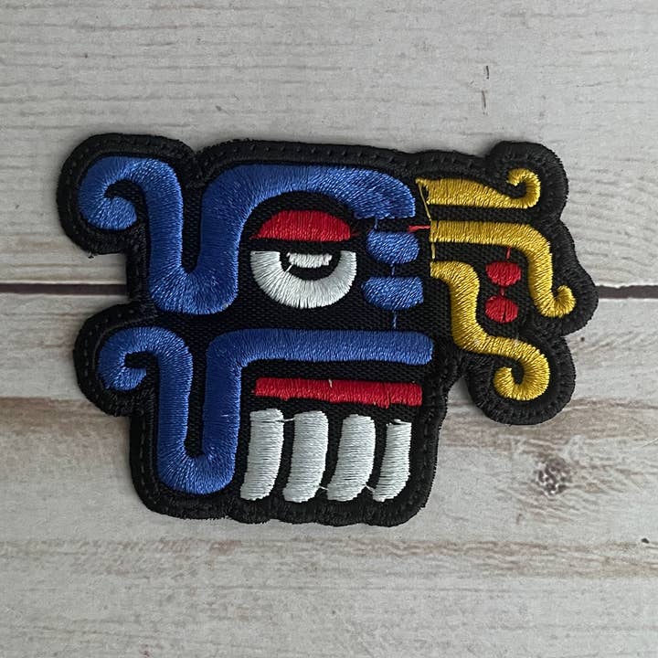 Toppa Ricamata Ferro O Cucitura Orco | Applicazione Per Cucire/Stirare Patch Fantasy | Adesivo Mostro Verde Per Tessuti | Dimensioni: 75x75mm - Foto 5