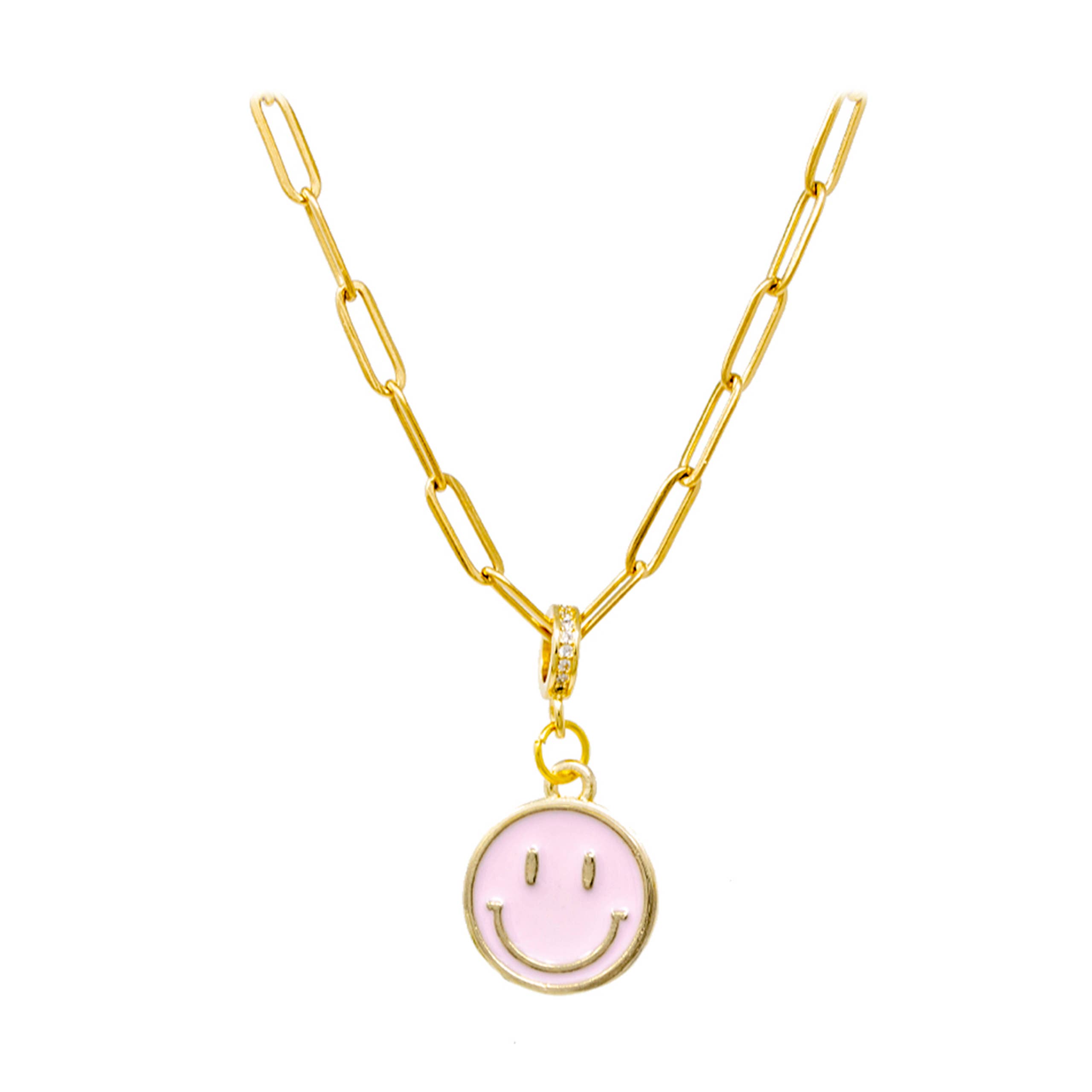 Tiny Treats and ZOMI GEMS - Vente Collier – enfant - Collier Happy Face1