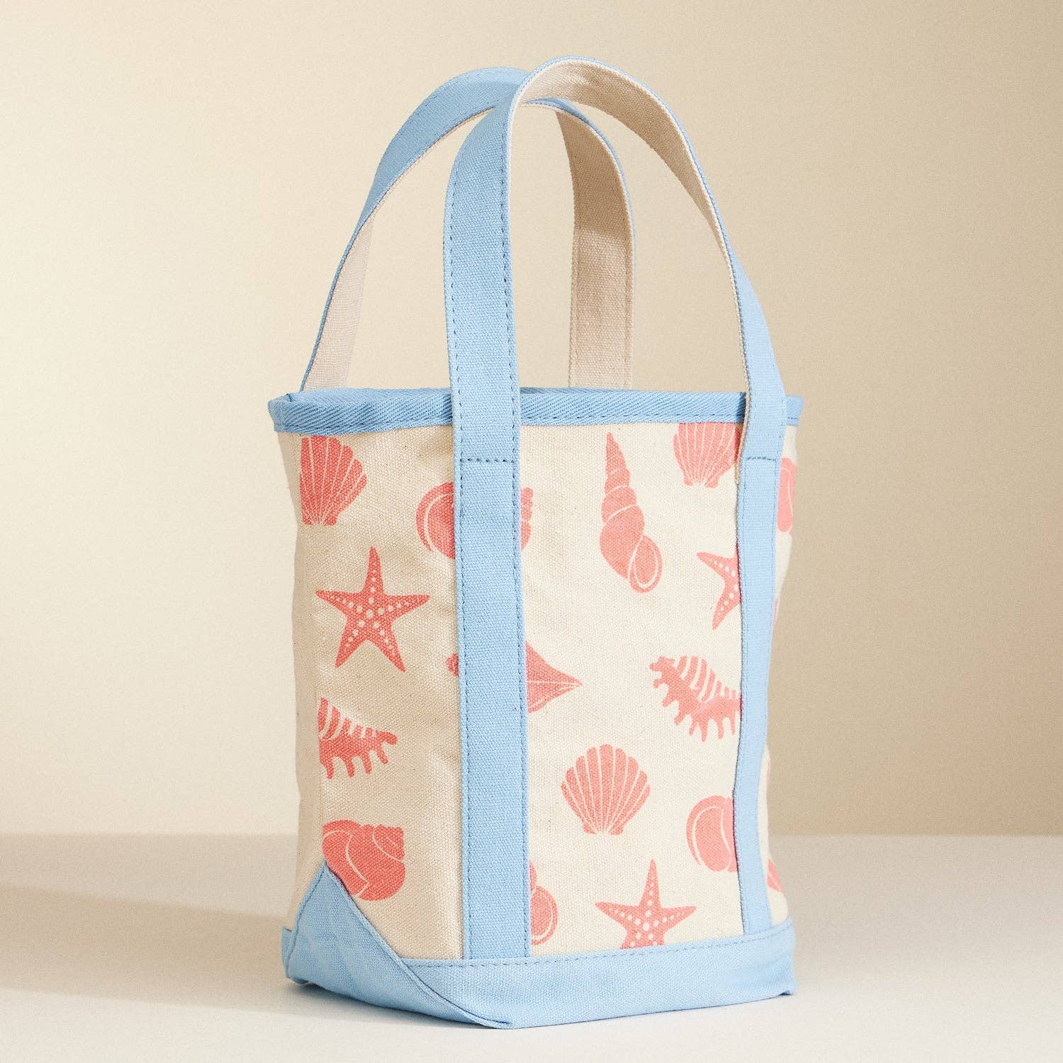 Lilla Haven - Wholesale Tote Bag - Women's - Small Size Sea Shell Print Everywhere-Carry Canvas Bag2
