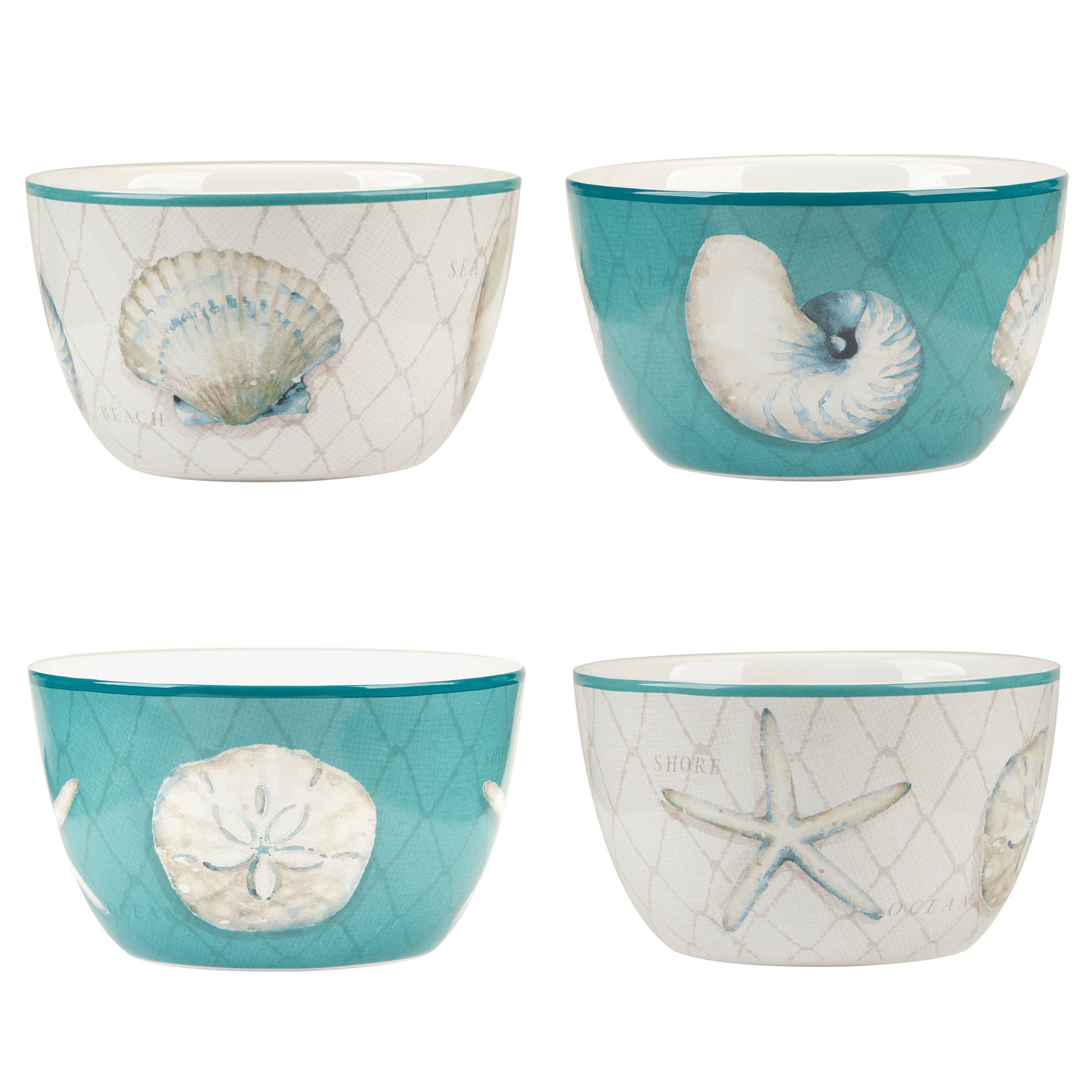 Certified International - Wholesale Bowl - Ocean View Ice Cream Bowl 5.25in x 3in 4 asst.5