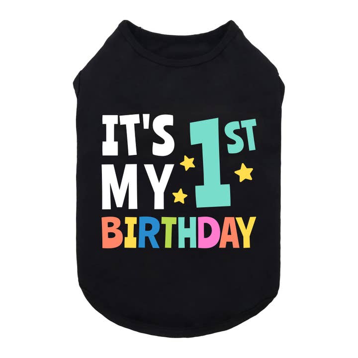 Det er min første fødselsdagshundskjorte for engroshandel hos Fitwarm