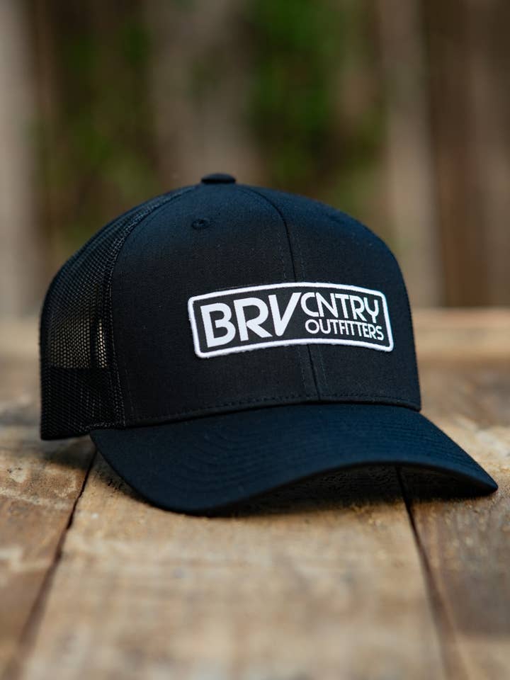 Chapeau à écusson tissé BRV CNTRY pour la vente par Brave Country Outfitters