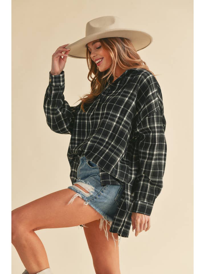 AEMI + CO - Wholesale Button Down Shirt - Women's - 8208CN Tamra Shirt17