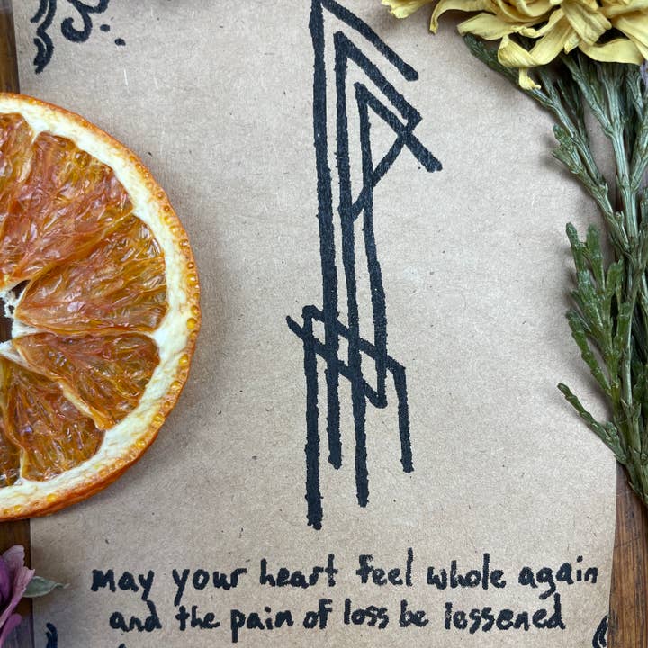 Necessary Magic - Wholesale Meditation Supplies - Bind Rune Sigil for Grief1