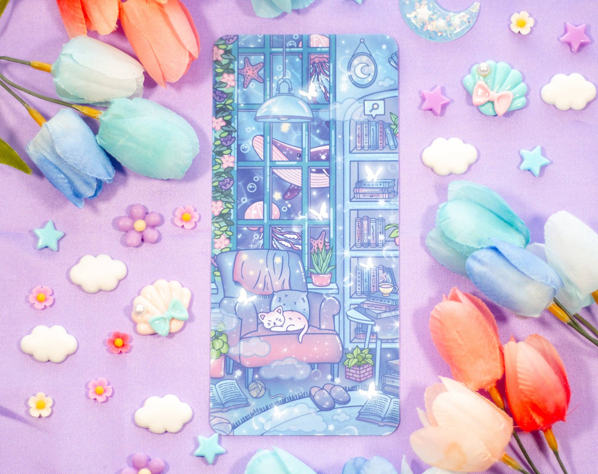 Unicorn Eclipse - Wholesale Bookmark - Reading Room Reading Log Bookmark3