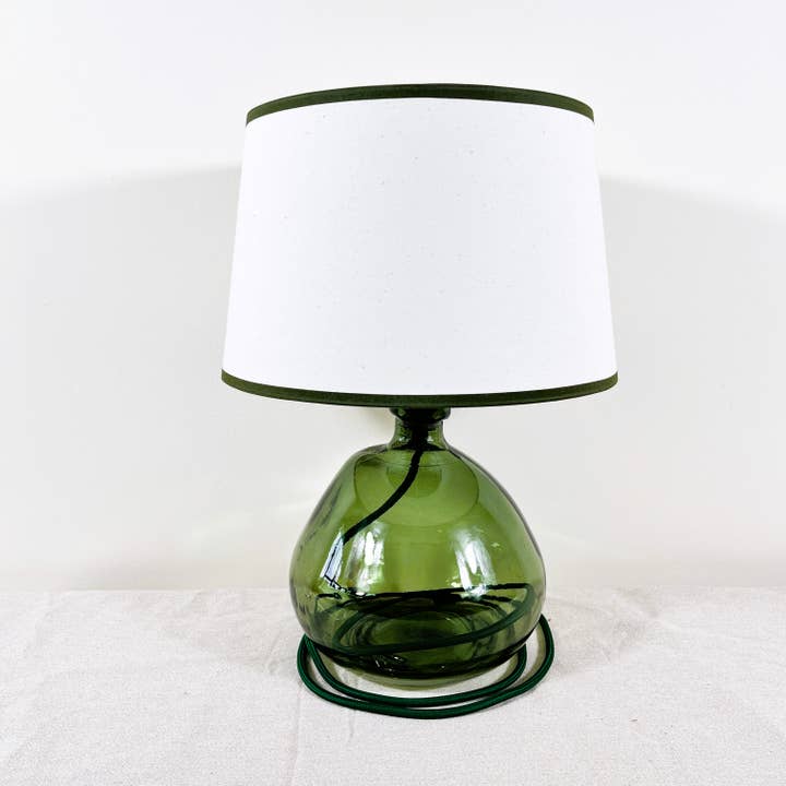 Simplicity Recycled Glass Lamp (Cool Colours) 29cm and other Purchase Wholesale glass lamp. Free Returns & Net 60 Terms on Faire trending on Faire.