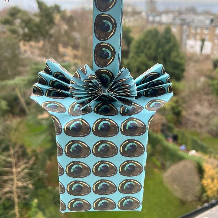 RUMI - Wholesale Flat Wrap - Eco-friendly Wrapping Paper - Peacock Feather4