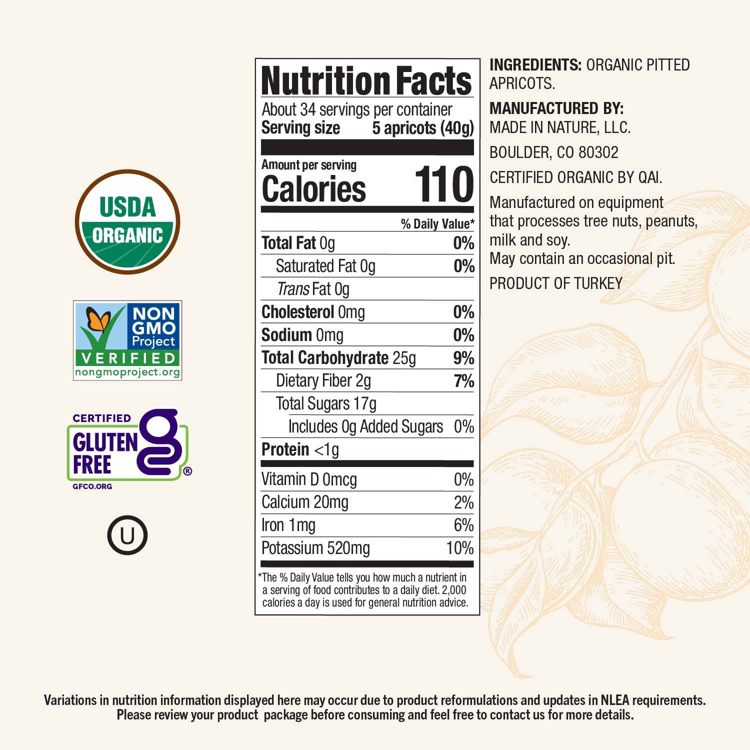 Made In Nature - Wholesale Dried/Dehydrated Fruit - Dried Apricots7