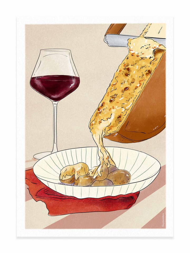 Visa vin- och racletteparningar för wholesale av Septembre Papeterie