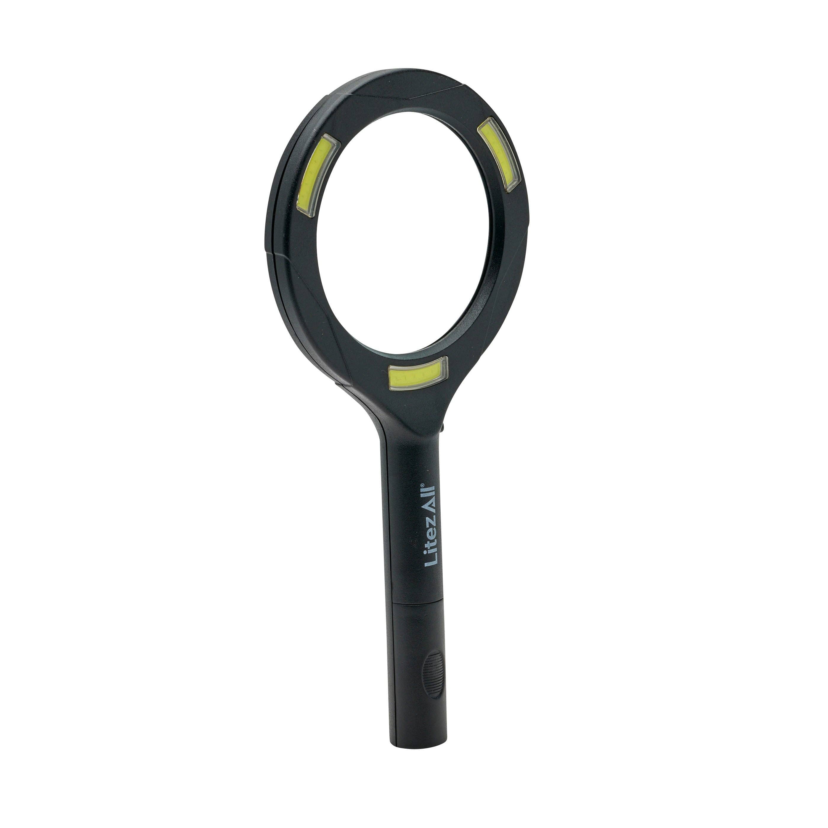 LitezAll - Wholesale Magnifying Glass - LitezAll COB LED Lighted Hand Held Magnifying Glass45