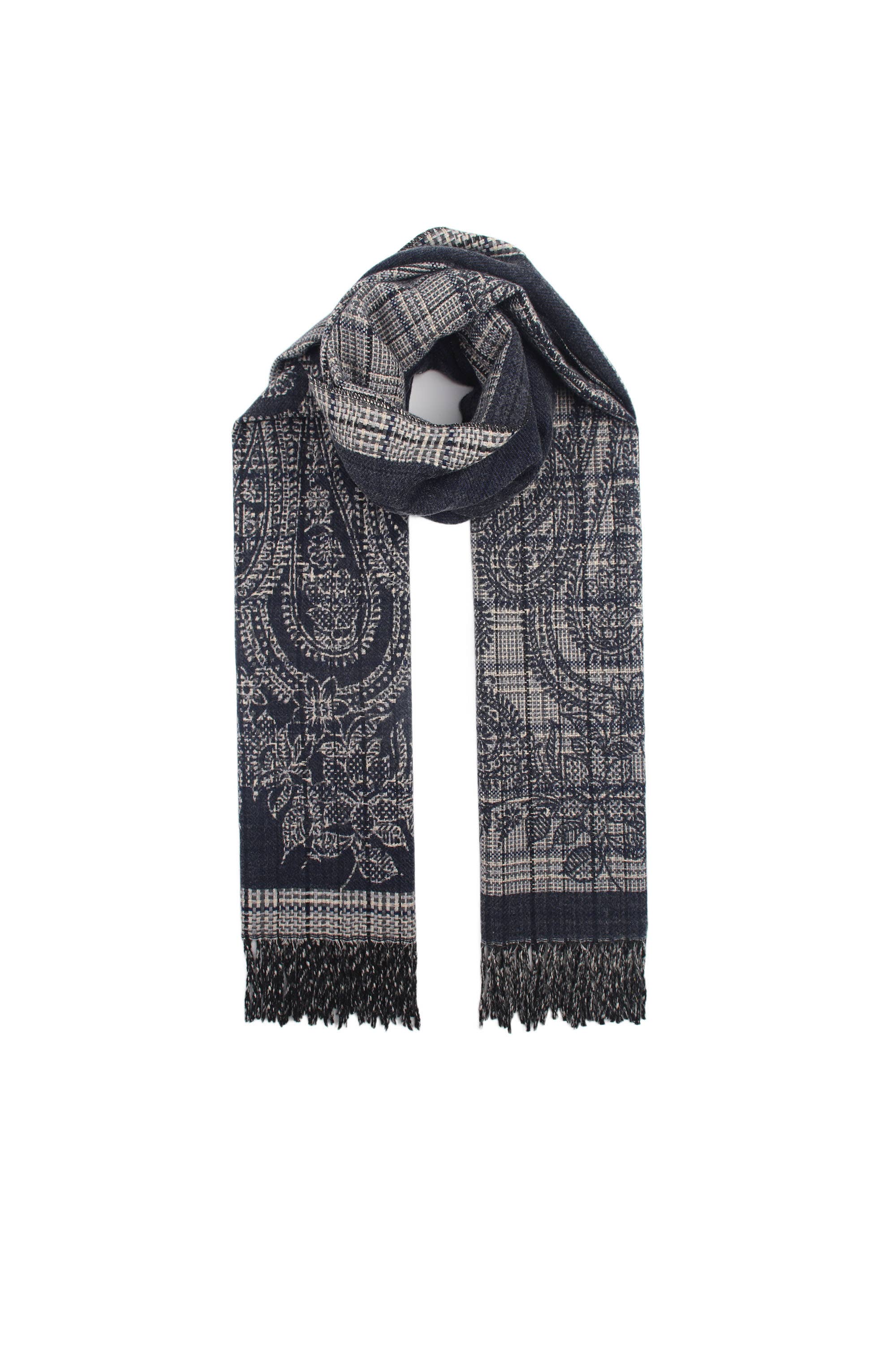 PHANIE MODE - Vendita all'ingrosso Sciarpa - Donna - E-09356 Sciarpa stampata bandana – Motivi cachemire5