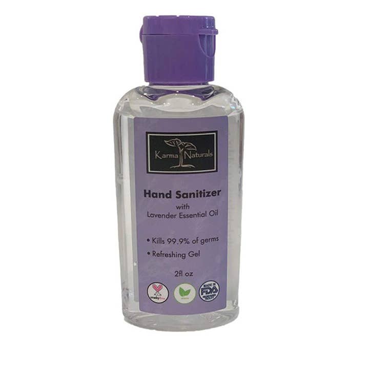 Karma Organic spa - Wholesale Hand sanitiser - Karma Naturals Hand Sanitizer with Essential Lavender Oil