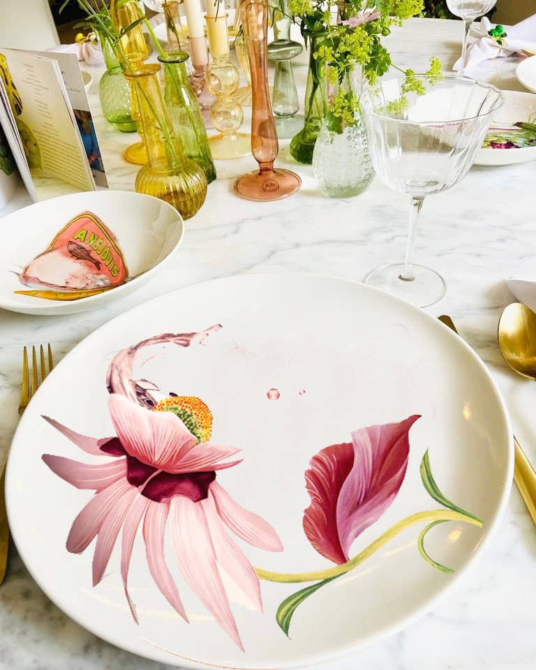 Bordy's - Vendita all'ingrosso Piatto - Botanical Wonders - Set di 4 piatti da cena16