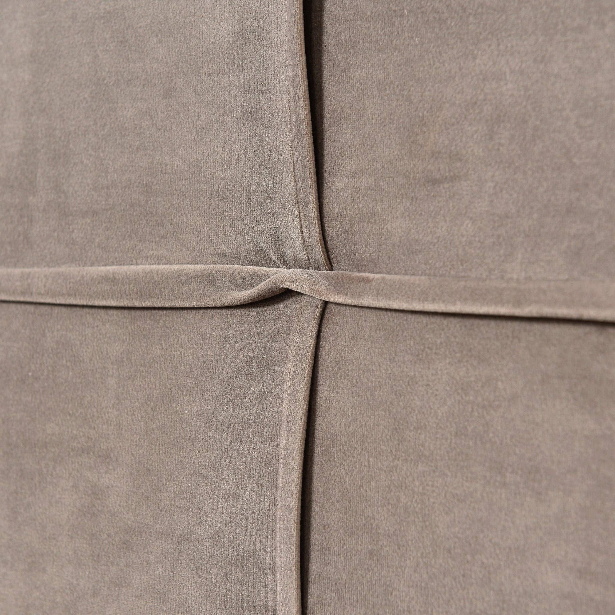 Urban Meuble - Vente Lit - Lit coffre double tête de lit réglable, velours gris avec espace de rangement TEGZA14