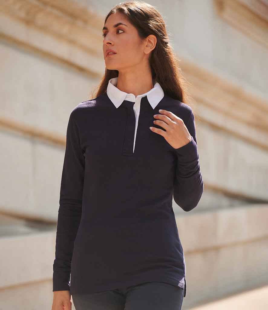 Pierre Francis - Wholesale Polo - Women's - Front Row - Ladies Classic Rugby Shirt1