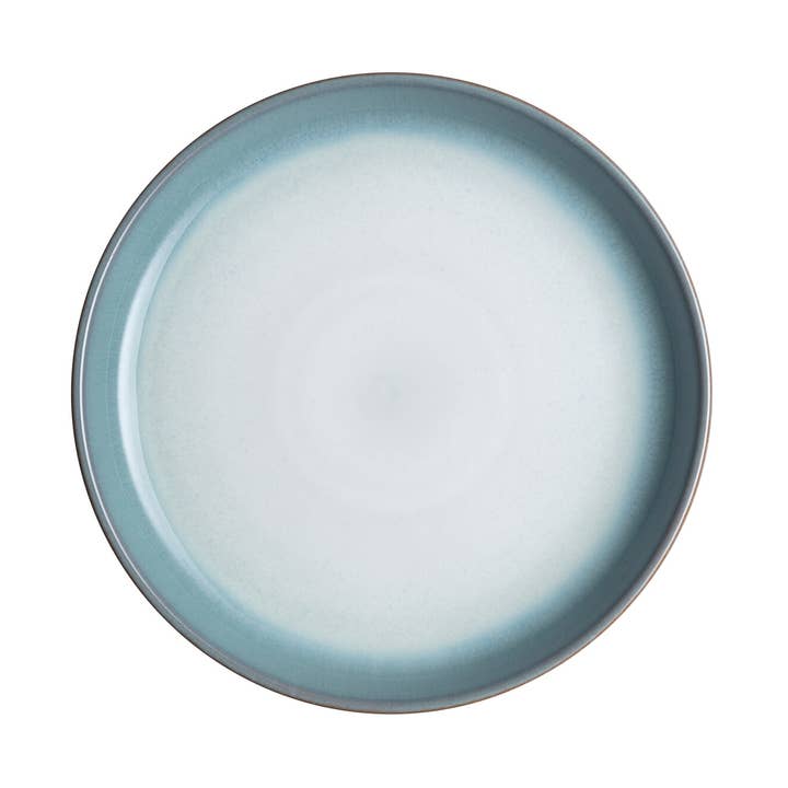 DENBY STONEWARE AZURE HAZE SMALL COUPE PLATE for wholesale by Denby Brands