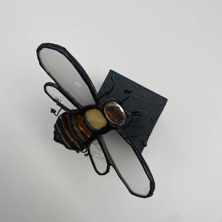 mARTaart – Suncatcher por atacado – Suncatcher de abelha de vitral artesanal, vidro de ornamento de abelha, presentes de abelha de Manchester para casa, ornamento de abelha de vidro, vitral de libélula Reino Unido2