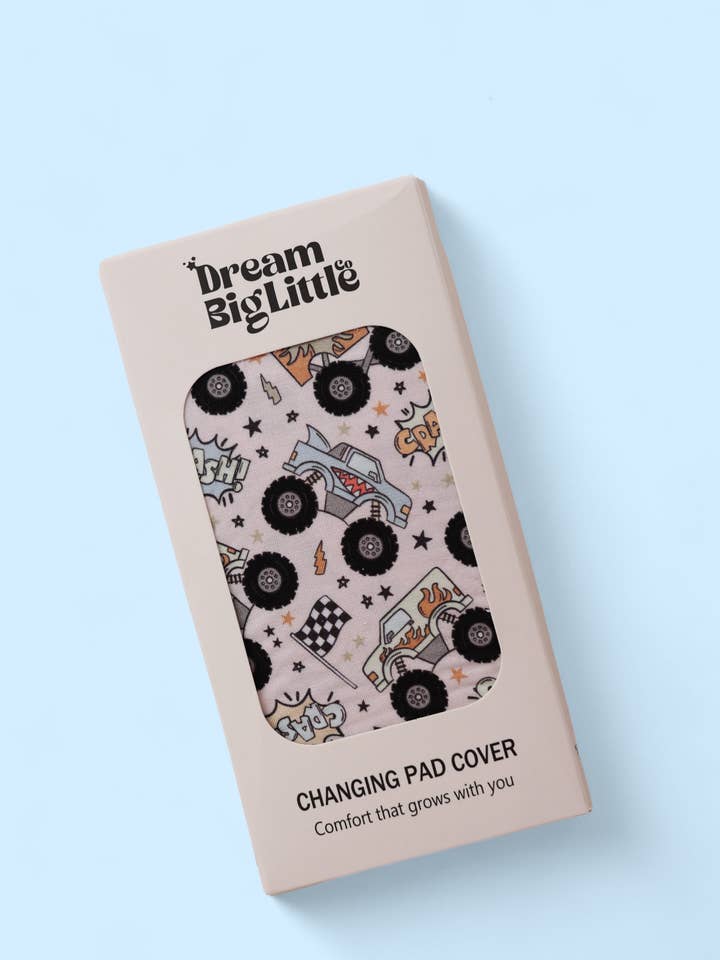 EXKLUSIVER WICKELUNTERLAGENBEZUG „CRASH HARD DREAM“ für den Großhandel von Dream Big Little Co.