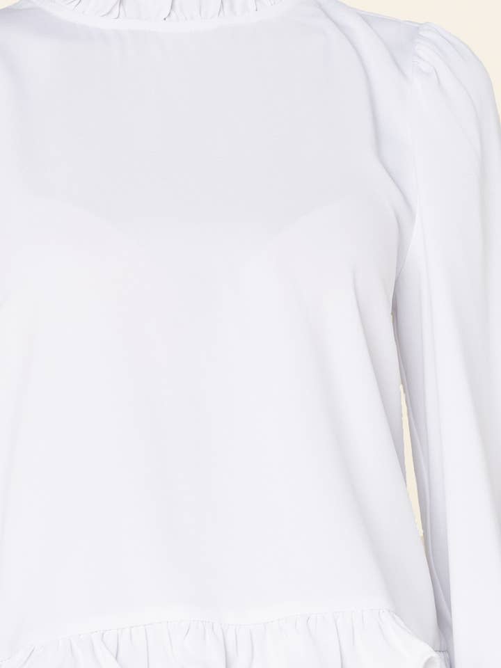 Sugarlips - Wholesale Blouse - Women's - Into You Ruffle Top2