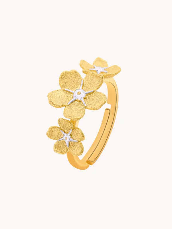 Gold Ring Floral Cherry Blossom–Spring Bestseller for wholesale by Gratinsta