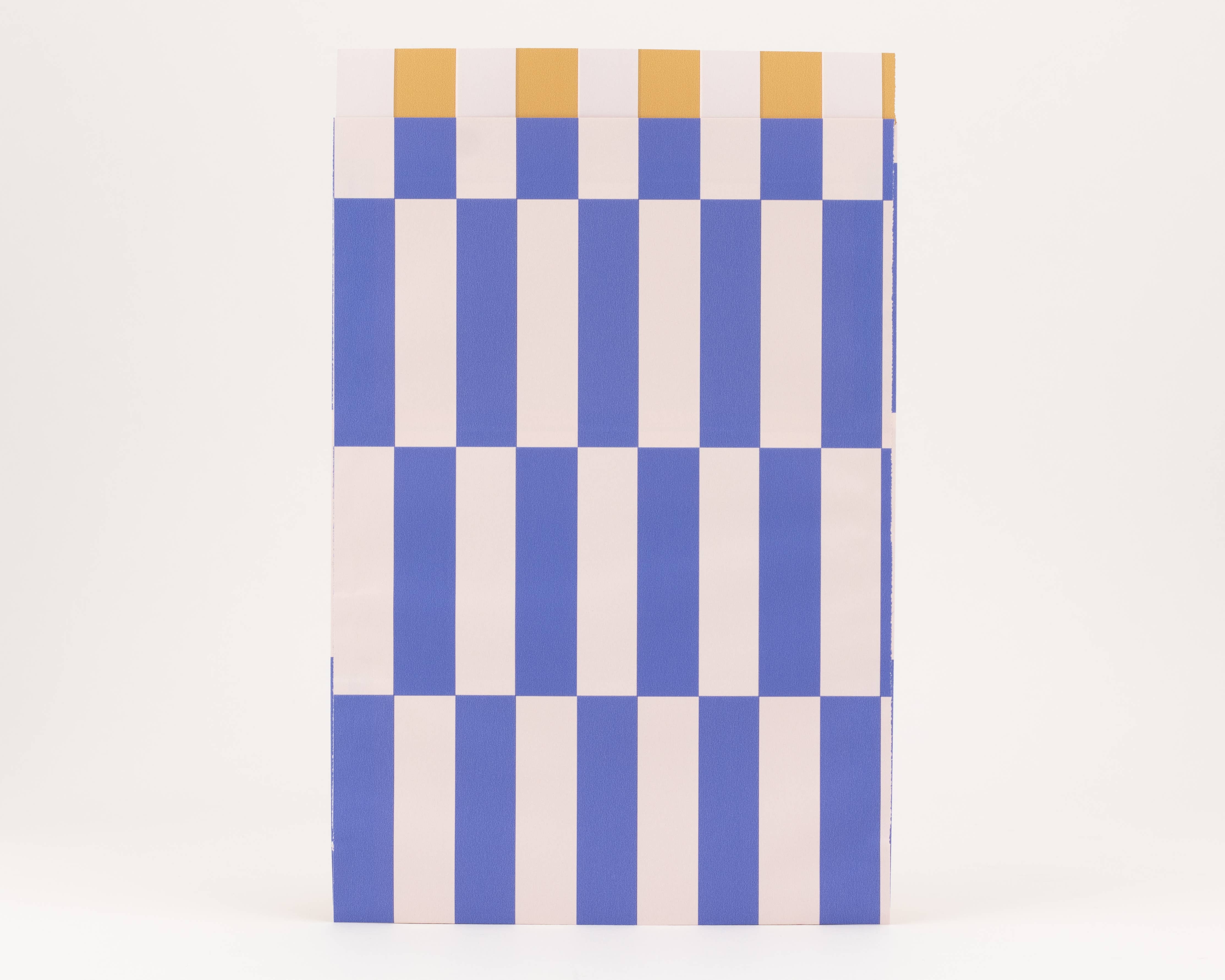 liebevoll verpackt – Engroshandel Gavepose – Papirposer Bold Stripes, Blå2
