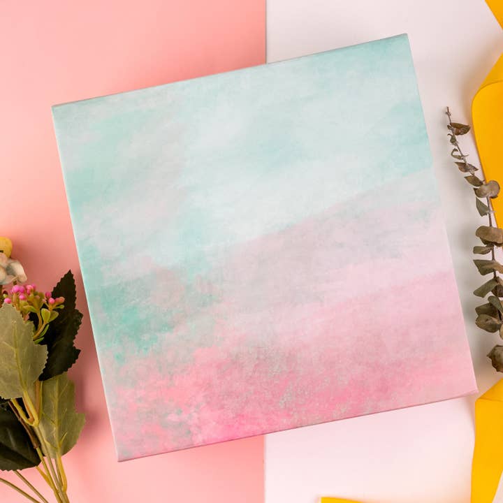 LA Ribbons Wholesale - Wholesale Gift box - 8" x 8" x 4" Collapsable Gift Box w/ 2-pcs White Tissue Paper & Magnetic Square Flap Lid | Gradient Color
6